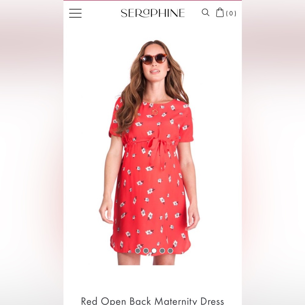 BNWT Seraphine Sara Open Back dress